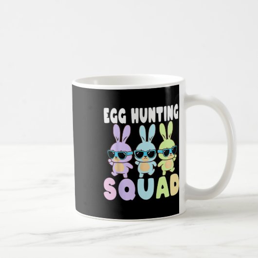 Ei Jagdplatz Funny Oaster Bunnies Ei Hunt Kaffeetasse (Rechts)