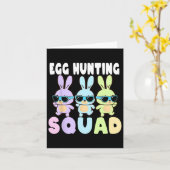 Ei Jagdplatz Funny Oaster Bunnies Ei Hunt Karte (Gelbe Blume)