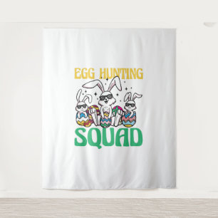 Ei Jagen Squad Osterfest Gezwitscher Ostereier Jag Wandteppich