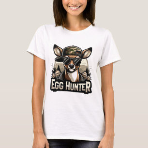 Ei Jäger Hirsch Bock Byckward Mütze Hirsch Jagd Ei T-Shirt