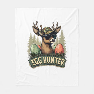 Ei Jäger Hirsch Bock Frohen Ostertag Eier Jungen K Fleecedecke