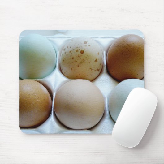 Ei-Karton voll sortierte farbige Eier Mousepad (Mit Mouse)