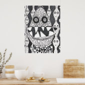 Ei-Köpfige Entität Poster (Küche)