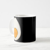 Ei-Kostüm-Teufelshorn Halloween-Liebe Ei Kaffeetasse (Vorderseite Links)