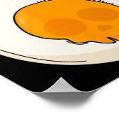 Ei-Kostüm-Teufelshorn Halloween-Liebe Ei Poster (Ecke)