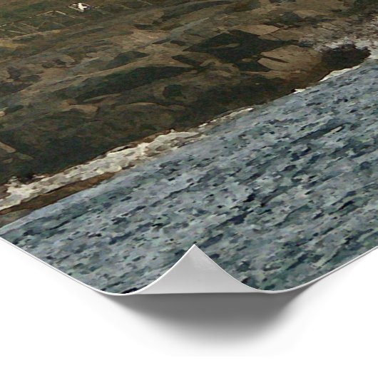 Ei Rock Lighthouse Poster (Ecke)