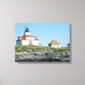 Ei Rock Lighthouse Wrapped Canvas Print Leinwanddruck (Vorderseite)