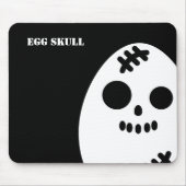 Ei skull Halloween | Name hinzufügen Mousepad (Vorne)