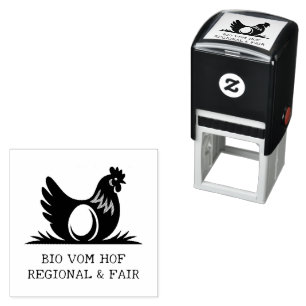 Ei Stempel Henne