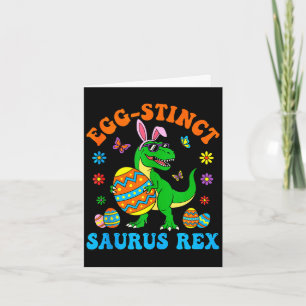 Ei-stinkter Saurus Rex Eier Hase T Rex Ostertag Karte