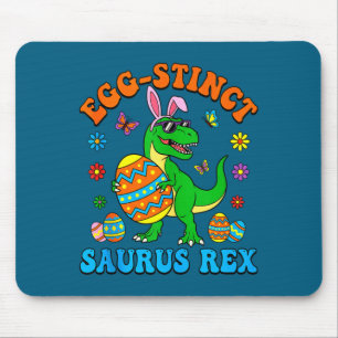 Ei-stinkter Saurus Rex Eier Hase T Rex Ostertag Mousepad