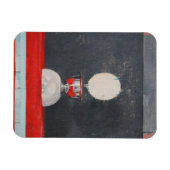 Ei über rot und schwarz magnet (Horizontal)