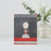 Ei über rot und schwarz postkarte (Stehend Vorderseite)