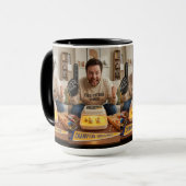 Ei-Uhr-Meister Tasse (Vorderseite Links)