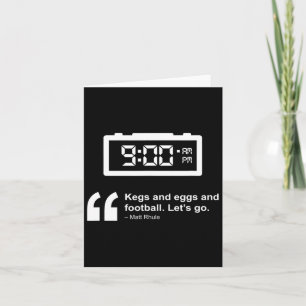 Ei und Ei und Fußball Karte