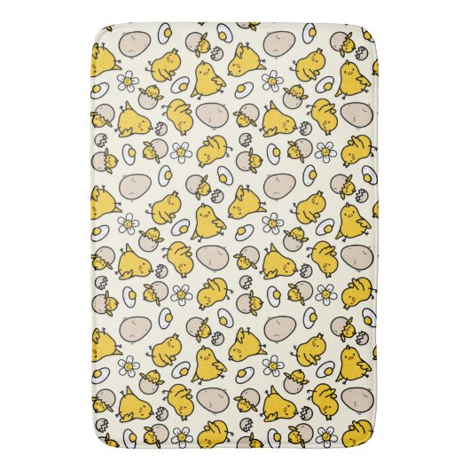 Ei und Küken Badematte (Vorderseite Vertikal)