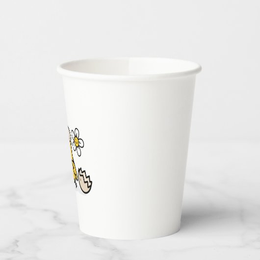 Ei und Küken Pappbecher (Links)