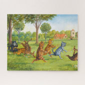Ei und Spoon Race von Louis Wain Puzzle (Horizontal)