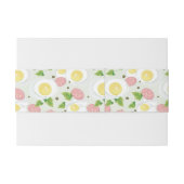 Ei-und Wurst-Muster Einladungsbanderole (Rückseitenbeispiel)