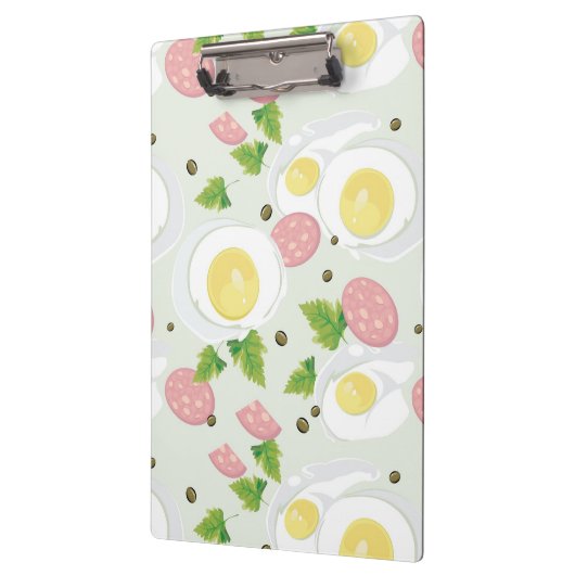 Ei-und Wurst-Muster Klemmbrett (Links)