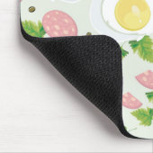 Ei-und Wurst-Muster Mousepad (Ecke)