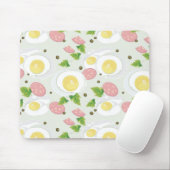 Ei-und Wurst-Muster Mousepad (Mit Mouse)