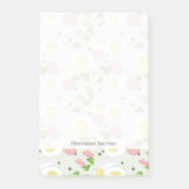 Ei-und Wurst-Muster Post-it Klebezettel (Vorderseite)