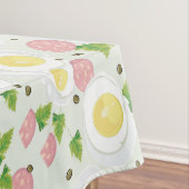 Ei-und Wurst-Muster Tischdecke (Beispiel)