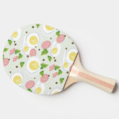 Ei-und Wurst-Muster Tischtennis Schläger (Seitenansicht)