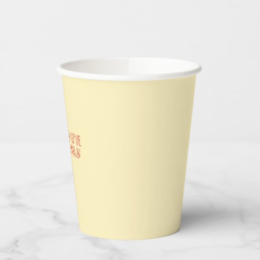 Ei White Dinner Happy Thanksgiving Pappbecher (Links)