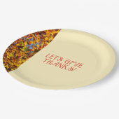 Ei White Family Ansammlung Dank Pappteller (Schrägansicht)