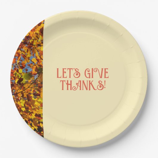 Ei White Family Ansammlung Dank Pappteller (Vorderseite)