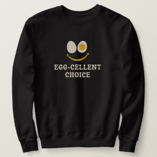 Ei-zelluläre Wahl Lustiger Ei-Wortwitz Sweatshirt