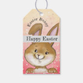 Ei zitierend Ei Jagd Kinder rosa Geschenkanhänger (Vorderseite)