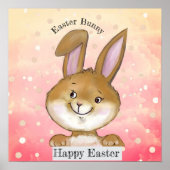 Ei zitierend Ei Jagd Kinder rosa Poster (Vorne)