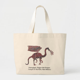 Eiagon Petroglyph, EIB Image 1 Tote Bag Jumbo Stoffbeutel