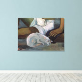 Eiaha Ohipa oder Tahitians in einem Raum, 1896 Leinwanddruck (Insitu (Holzboden))