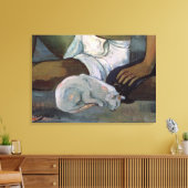 Eiaha Ohipa oder Tahitians in einem Raum, 1896 Leinwanddruck (Insitu (Wohnzimmer))