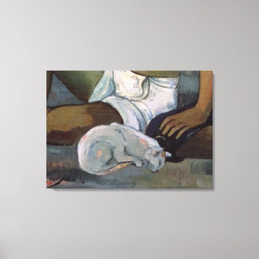 Eiaha Ohipa oder Tahitians in einem Raum, 1896 Leinwanddruck (Vorderseite)