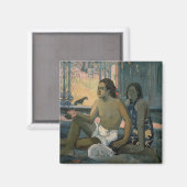 Eiaha Ohipa oder Tahitians in einem Raum, 1896 Magnet (Vorderseite/Rückseite)