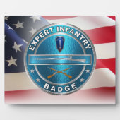 EIB Expert Infantry Abzeichen Fotoplatte (Vorderseite)