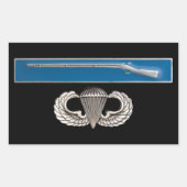 EIB IM FLUGZEUG RECHTECKIGER AUFKLEBER (Vorderseite)