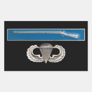 EIB IM FLUGZEUG RECHTECKIGER AUFKLEBER