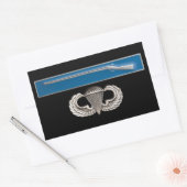 EIB IM FLUGZEUG RECHTECKIGER AUFKLEBER (Umschlag)