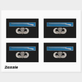 EIB im Flugzeug Rechteckiger Aufkleber (Blatt)