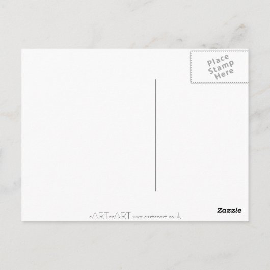 Eibenbeeren Postkarte (Rückseite)