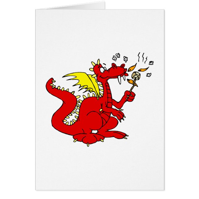 Eibisch, der Drachen röstet (Vorne)