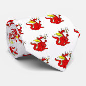 Eibisch, der Drachen röstet Krawatte (Gerollt)