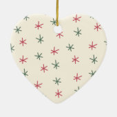 Eibisch-Liebe-Weihnachtsbaum-Verzierung Keramik Ornament (Hinten)