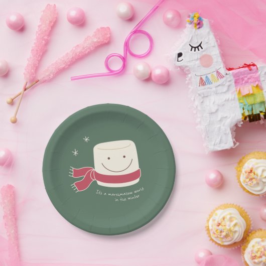 Eibisch-WeltweihnachtsParty-Papierplatte Pappteller (Party)